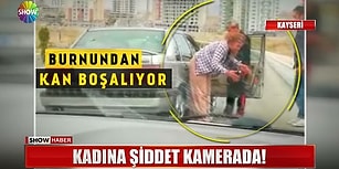 Yol Kenarında Acımasızca Bir Kadını Döven Vicdansız!