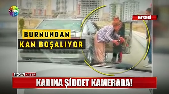Yol Kenarında Acımasızca Bir Kadını Döven Vicdansız!
