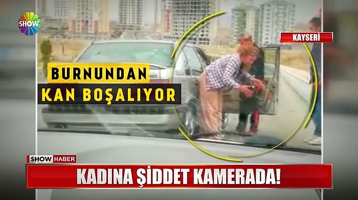 Yol Kenarında Acımasızca Bir Kadını Döven Vicdansız!