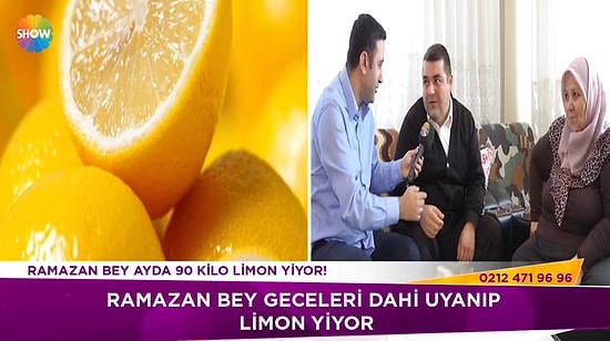 Ayda 90 Kilo Limon Yiyen Adam: 'Yemezsem Elim Ayağım Titriyor'