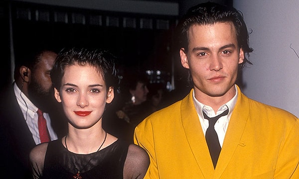 17. Джонни Депп и Вайнона Райдер