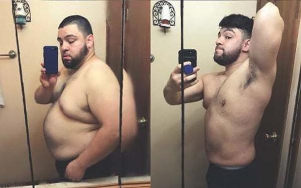 6. "Bu kadar kiloyu bir anda vermedim. 14 haftada 49 kilo verdim."