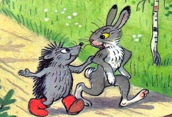 6. В русских сказках лисичка-сестричка, коза-дереза, а зайчик-... Кто?