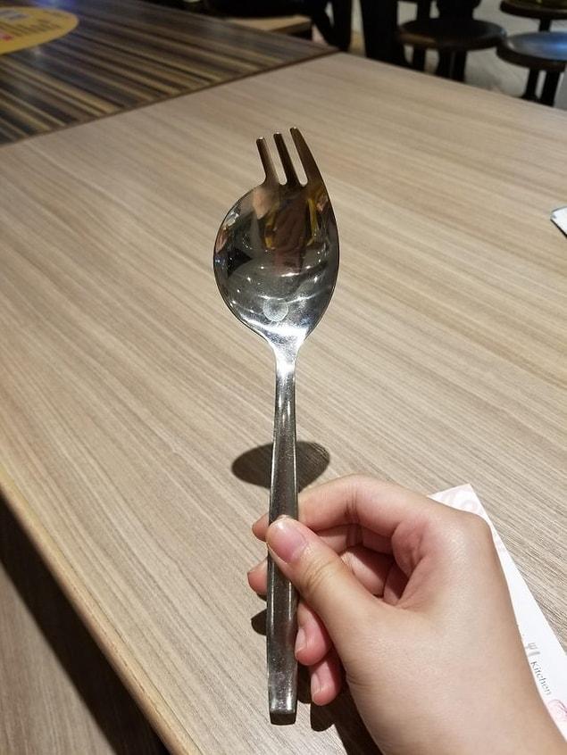 6. "This spoon-fork design"