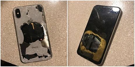 Telefonunu Güncellerken Şarjda Bırakanlar Dikkat! İngiltere'de Bir Gencin iPhone X'i Patladı!
