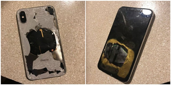 Telefonunu Güncellerken Şarjda Bırakanlar Dikkat! İngiltere'de Bir Gencin iPhone X'i Patladı!