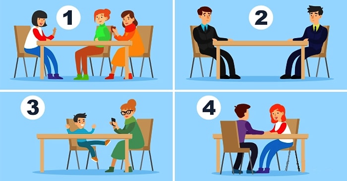 Тест: Расскажите, за какой столик вы Не хотели бы сесть, а мы объясним, почему вы сделали такой выбор