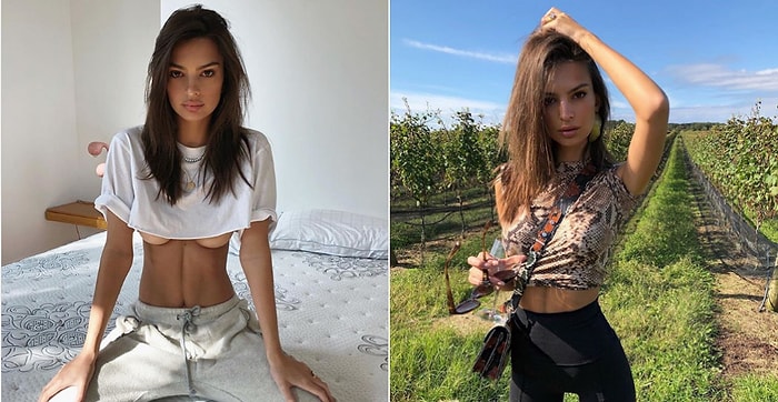 Verdiği Pozlarla Hepimizi Büyüleyen Instagram'ın En Seksi Kadınlarından Emily Ratajkowski