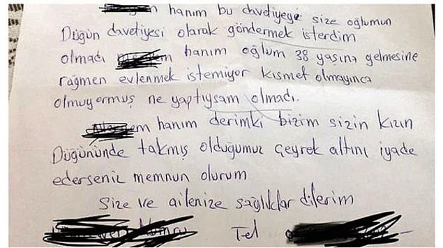 4. Oğlu evlenmediği için 7 yıl önce taktığı çeyrek altını isteyen anne