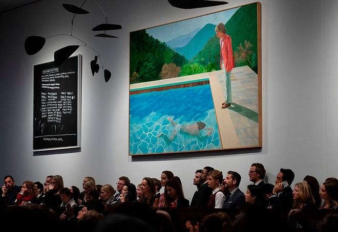 Yaşayan Bir Sanatçının Eseri İçin Ödenen En Yüksek Tutar: Hockney'in Tablosu 90,3 Milyon Dolara Satıldı
