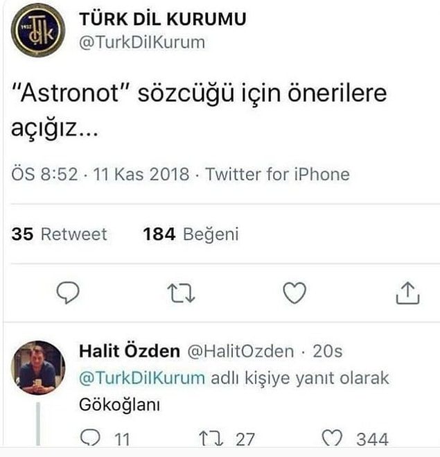 4. Biraz tehlikeli bir isim olmuş.