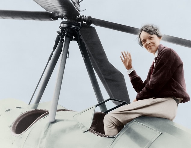 2. Amelia Earhart