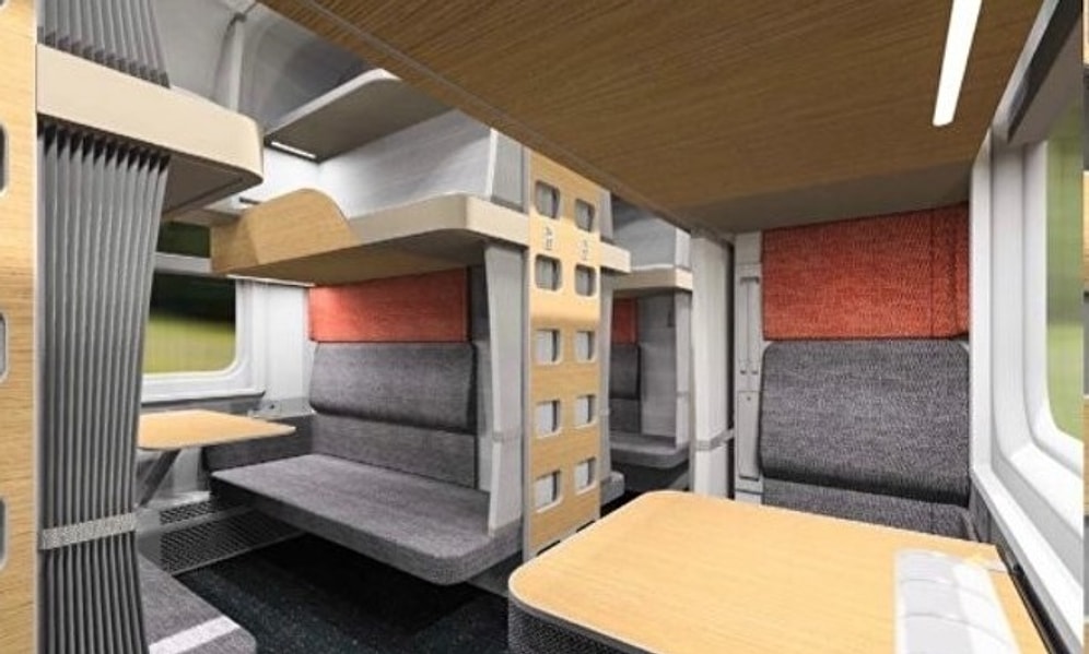 РЖД показали, как будут выглядеть новые плацкартные вагоны