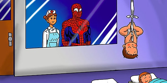 Художник показал, какими могли бы быть дети супергероев