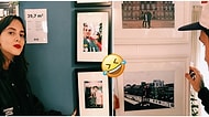 IKEA'da Satılan Çerçevelerdeki Sıkıcı Fotoğrafları Kendi Fotoğrafları ile Değiştiren Çift