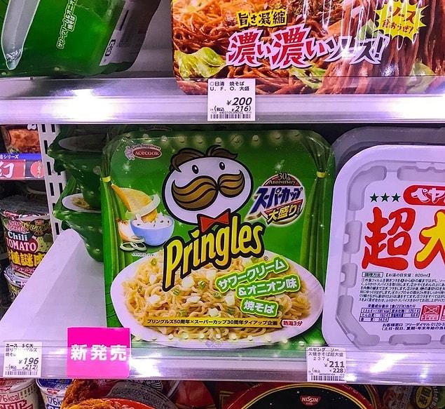 8. Pringles flavored noodles