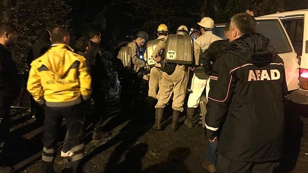 Özel maden ocağında saat 03.00 sıralarında patlama meydana geldi.