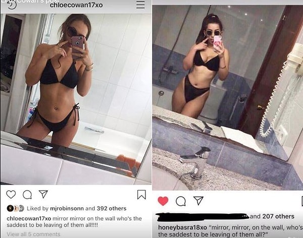 3. Как выяснилось, подражательницу зовут Хони Басра, и она студентка того же университета