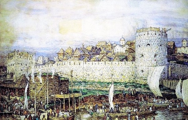 4. В каком году встречается первое упоминание о Москве?