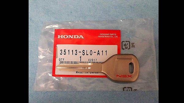 1. Acura / Honda NSX Anahtarı