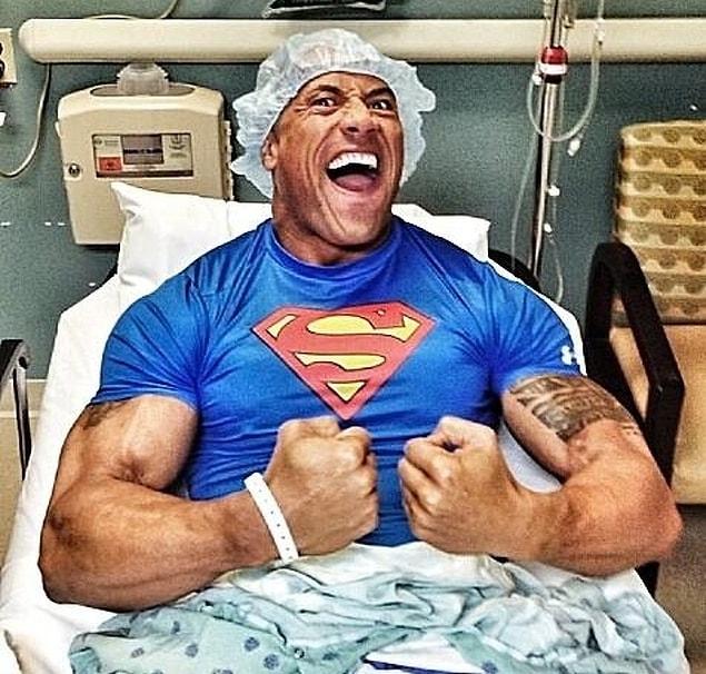 2. Superman is on the mend.