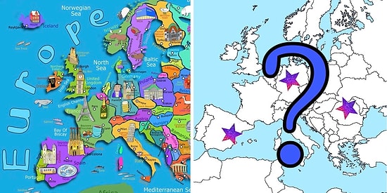 Тест: Отгадайте 15 европейских городов на пустой карте и покажите, кто на самом деле крут в географии
