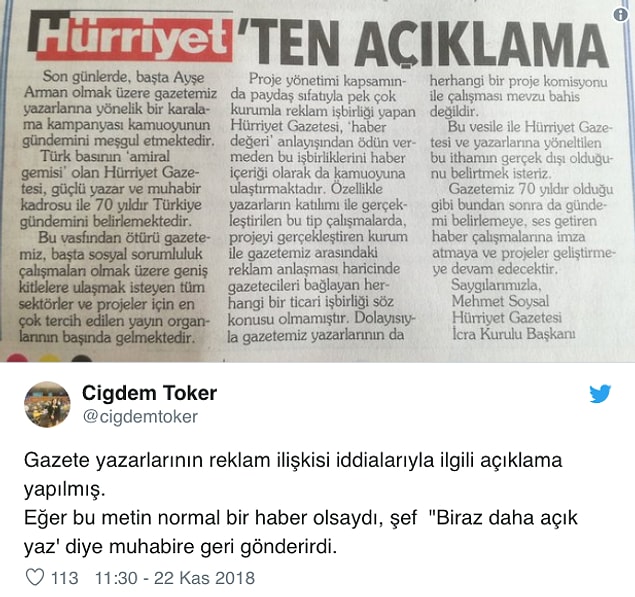 'Para karşılığı röportaj' tartışması sosyal medyanın da gündeminde...