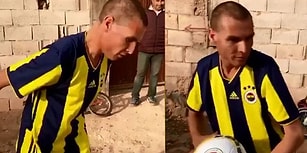 Hediye Gelen Ayakkabı İle Sevinçten Havalara Uçan Gence Şimdi de Forma Geldi!