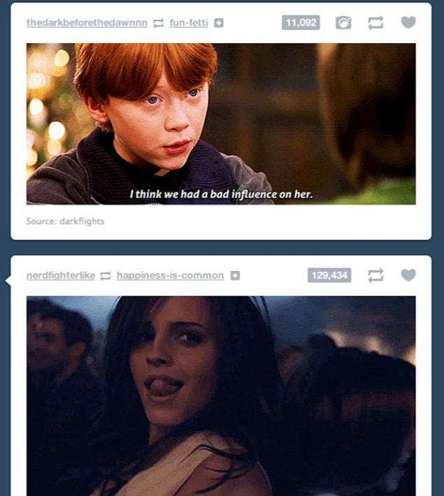 15. You go Hermione!