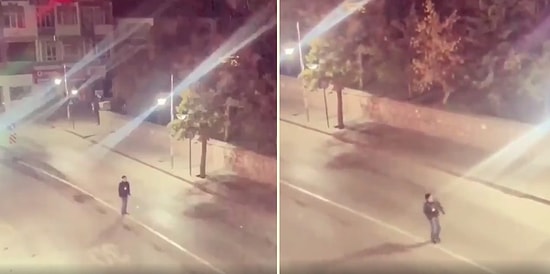 Sokak Ortasında Bağıra Bağıra 'Vazgeçtim' Şarkısını Söyleyen Genç