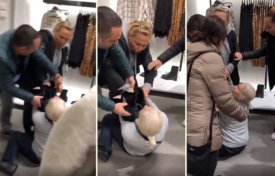 Efsane Cuma İndirimlerinde Aynı Ürünü Alabilmek İçin Birbirlerine Giren Kadınlar