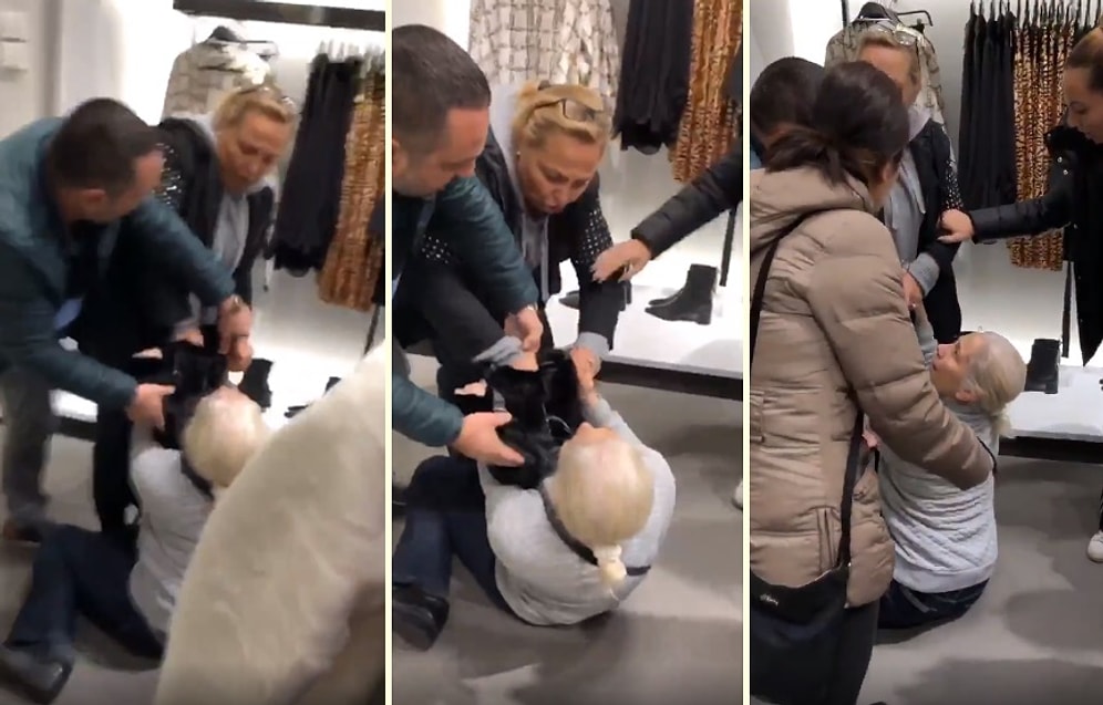 Efsane Cuma İndirimlerinde Aynı Ürünü Alabilmek İçin Birbirlerine Giren Kadınlar