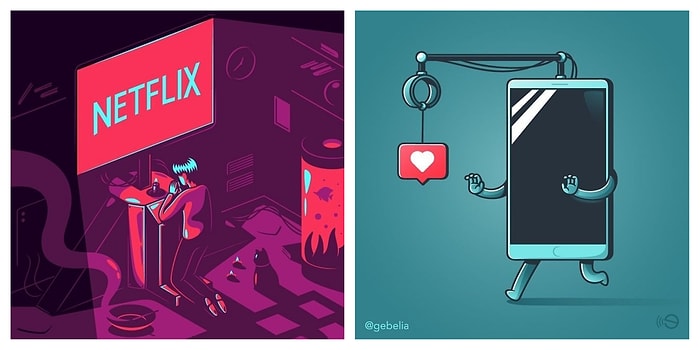 32 остроумные иллюстрации от Элии Коломбо, на понимание которых стоит потратить некоторое время