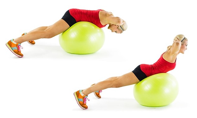 9. Ve pilates topu...