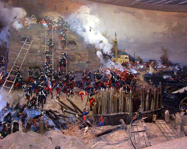 9. В общем счёте, русско-турецкие войны охватывают период длительностью 351 год (1568—1918 годы). За это время страны находились в состоянии войны 69 лет. В среднем, одну русско-турецкую войну от другой отделяло всего 25 лет. А сколько всего военных конфликтов было у двух государств между собой?