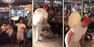 Pizza Dünyasının Nusret'i: Pizza Hamuruyla Yapmadığı Hareket Kalmayan Usta