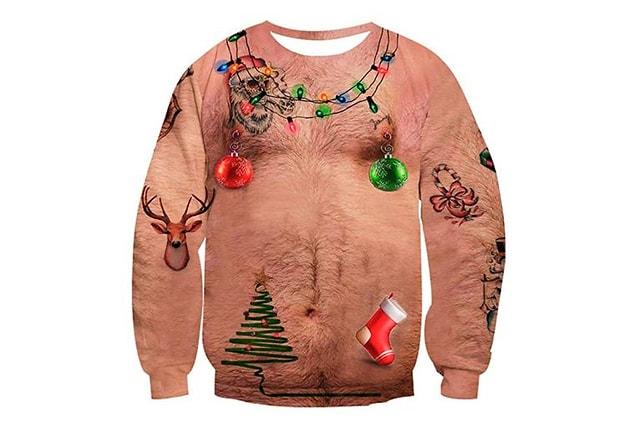 1. Don't think there is uglier Christmas sweater than this one.