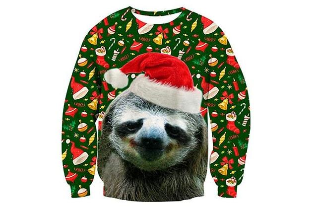 4. Who says sloths can’t be part of the joys of the holiday season?