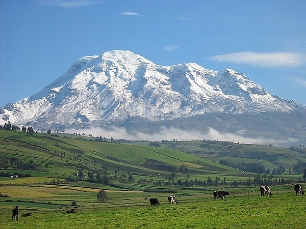 8. Какая горная вершина является самой удаленной от центра Земли?