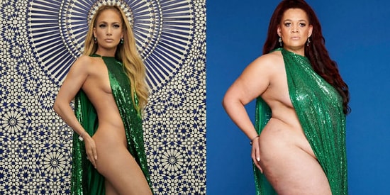 Совсем как Джей Ло: 49-летние женщины повторили "голый" снимок известной певицы