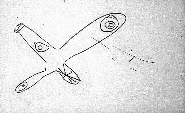 11. Çocuk, bir uçak resmi çizerek annesine göstermiş ve uçaktaki tüm yolcuların kapana kısıldığını söylemiş. Sonra resmi alıp, uçağın etrafına alevler çizmiş ve demiş ki, ''Hepsi öldü, kimse onları bulamayacak.''