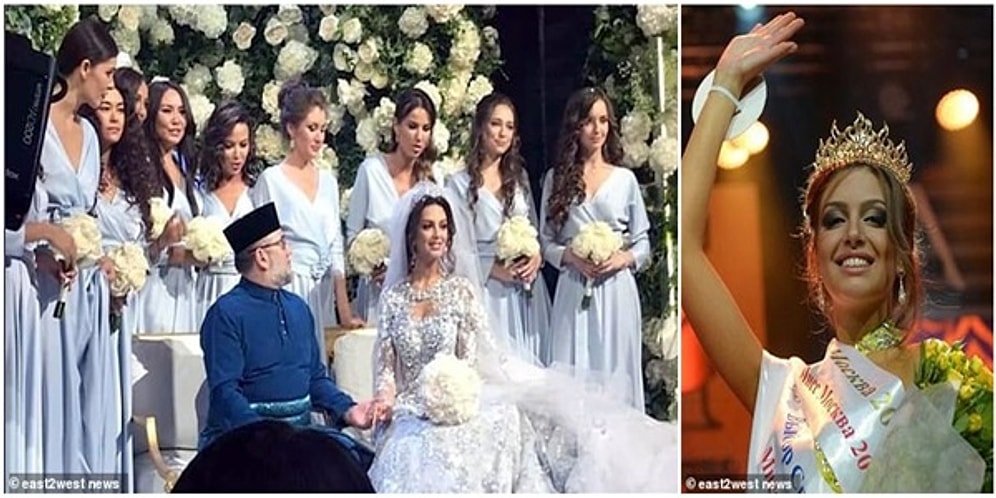 Güzellik Kraliçesiydi First Lady Oldu: Malezya Kralı Kendisinden 24 Yaş Küçük Modelle Evlendi!