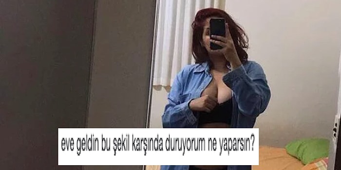 "Eve Geldin Bu Şekil Karşında Duruyorum" Diye Ortamlara Nude Salan Dozer Büşra ve Gelen Tepkiler