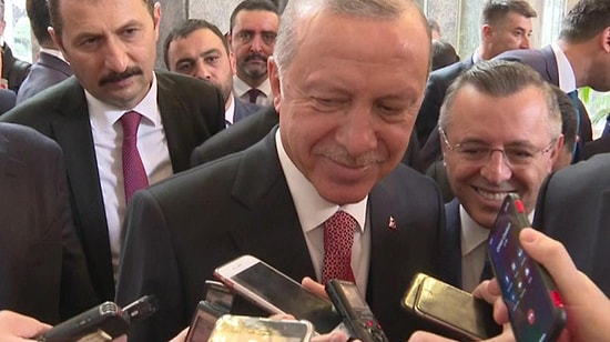Gazetecinin Sorusuna Erdoğan'dan Gülümseten 'Yes' Yanıtı