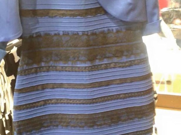 6. Вы наверняка вспомнили загадку с этим платьем. Так какого же оно цвета?