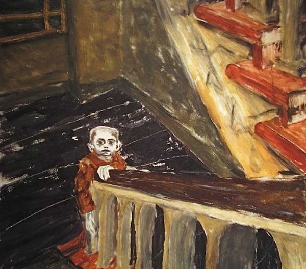 3. Картина не для каждого. Такую вряд ли захочется повесить на самое видно место... Чья она?