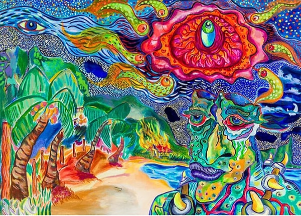 5. У автора этой картины явно с воображением все в порядке. Кто он(она)?