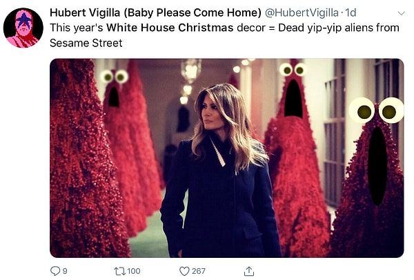 3. Одни усмотрели в елках персонажей «Улицы Сезам»...