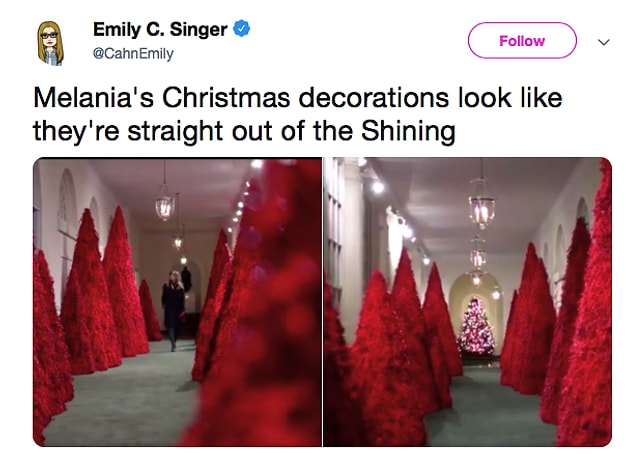 6. For many, it reminded of the horror film 'The Shining'