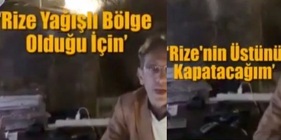 Rize Belediye Başkanı Adayından Vaat Gibi Vaat: Seçilirsem Şehrin Üstünü Kapatacağım